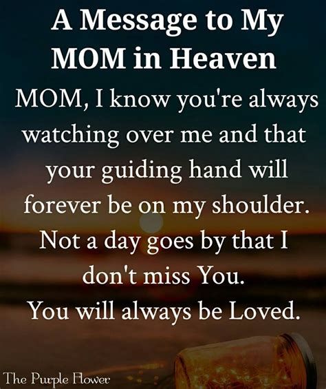 Mother In Heaven Quotes